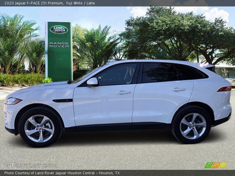 Fuji White / Latte 2020 Jaguar F-PACE 25t Premium
