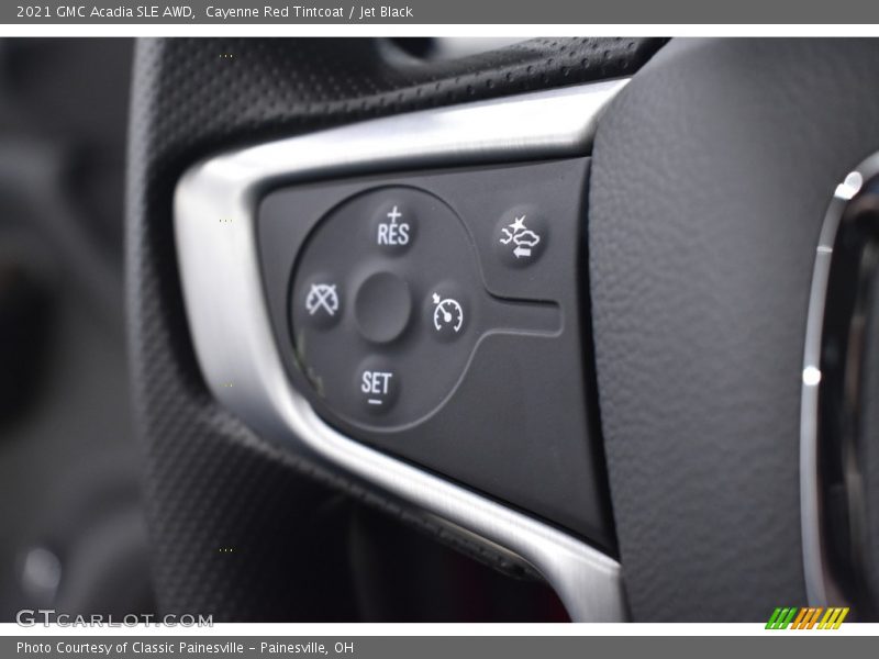 Cayenne Red Tintcoat / Jet Black 2021 GMC Acadia SLE AWD