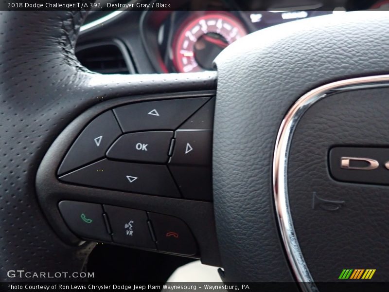 Destroyer Gray / Black 2018 Dodge Challenger T/A 392