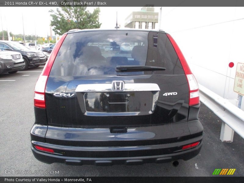 Crystal Black Pearl / Black 2011 Honda CR-V EX-L 4WD