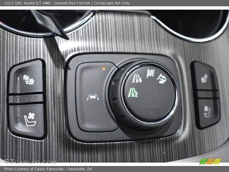 Controls of 2021 Acadia SLT AWD