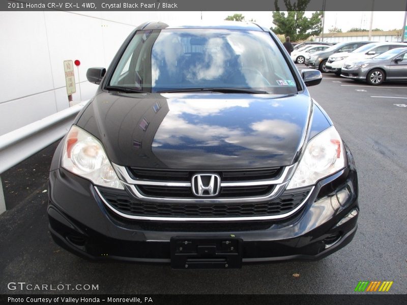 Crystal Black Pearl / Black 2011 Honda CR-V EX-L 4WD