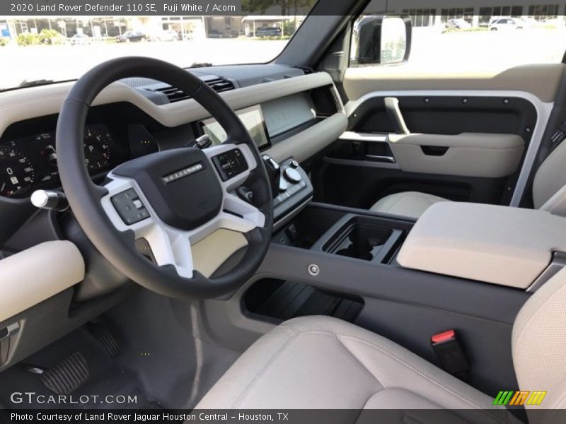 Front Seat of 2020 Defender 110 SE