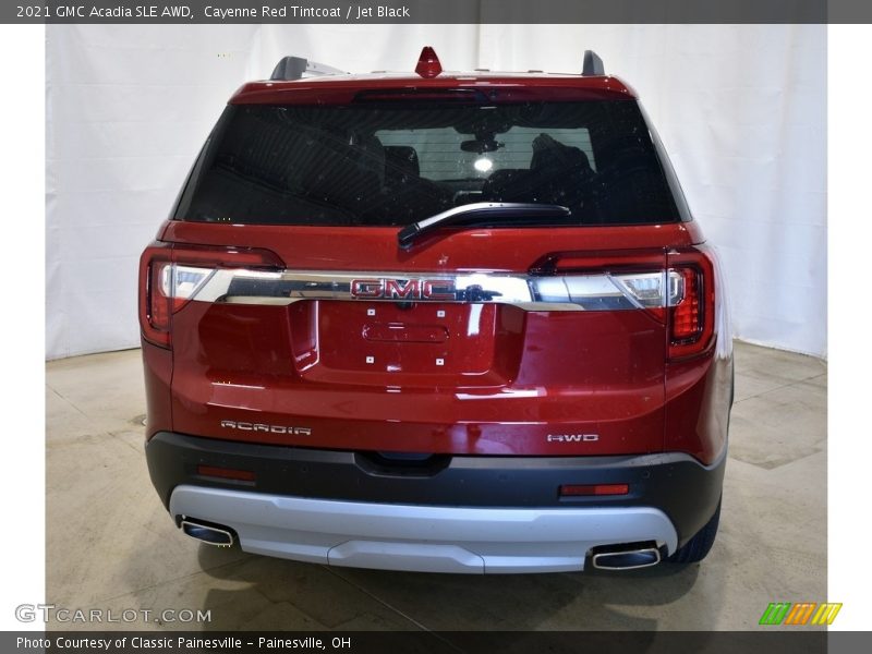 Cayenne Red Tintcoat / Jet Black 2021 GMC Acadia SLE AWD