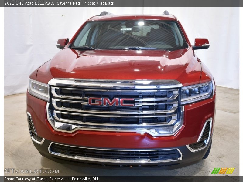 Cayenne Red Tintcoat / Jet Black 2021 GMC Acadia SLE AWD