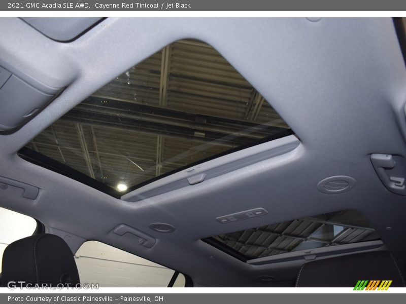 Sunroof of 2021 Acadia SLE AWD