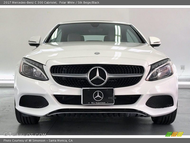 Polar White / Silk Beige/Black 2017 Mercedes-Benz C 300 Cabriolet