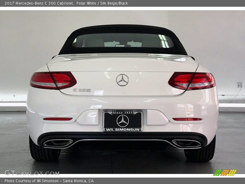 Polar White / Silk Beige/Black 2017 Mercedes-Benz C 300 Cabriolet