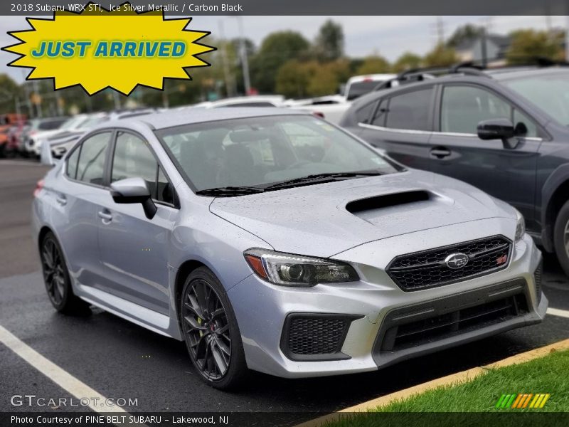 Ice Silver Metallic / Carbon Black 2018 Subaru WRX STI