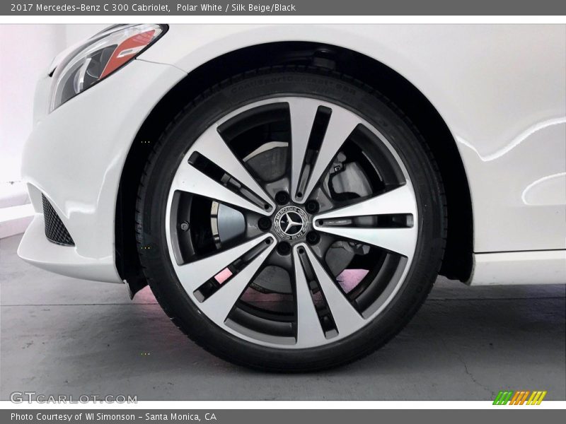 Polar White / Silk Beige/Black 2017 Mercedes-Benz C 300 Cabriolet
