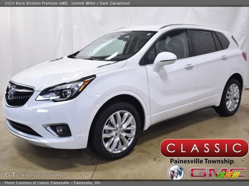 Summit White / Dark Galvanized 2020 Buick Envision Premium AWD