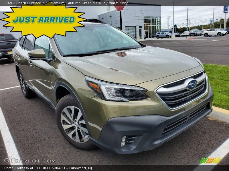 Autumn Green Metallic / Warm Ivory 2020 Subaru Outback 2.5i Premium