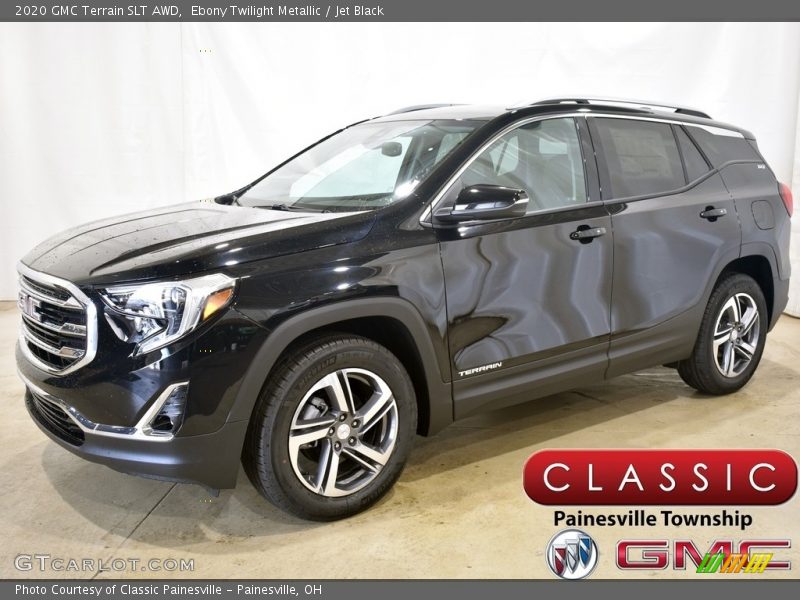 Ebony Twilight Metallic / Jet Black 2020 GMC Terrain SLT AWD