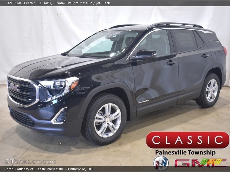 Ebony Twilight Metallic / Jet Black 2020 GMC Terrain SLE AWD
