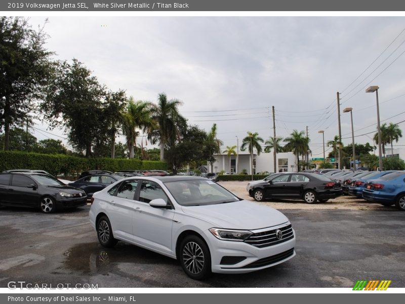 White Silver Metallic / Titan Black 2019 Volkswagen Jetta SEL
