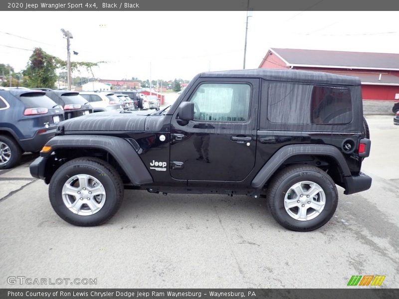 Black / Black 2020 Jeep Wrangler Sport 4x4