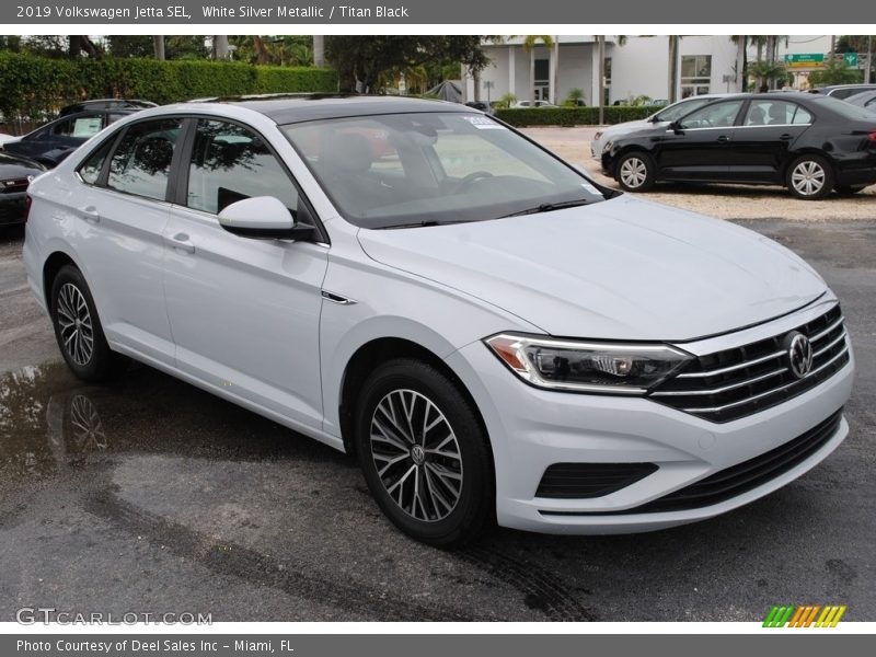 White Silver Metallic / Titan Black 2019 Volkswagen Jetta SEL