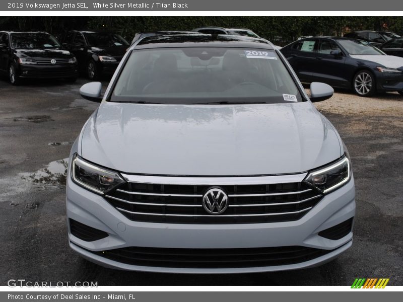 White Silver Metallic / Titan Black 2019 Volkswagen Jetta SEL