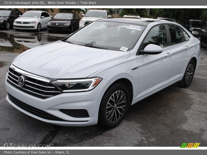 White Silver Metallic / Titan Black 2019 Volkswagen Jetta SEL