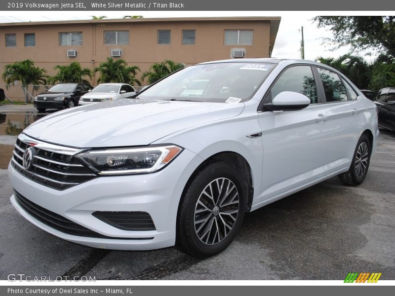 White Silver Metallic / Titan Black 2019 Volkswagen Jetta SEL