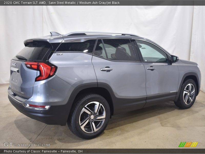 Satin Steel Metallic / Medium Ash Gray/Jet Black 2020 GMC Terrain SLT AWD