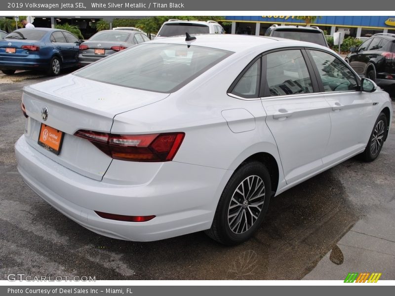 White Silver Metallic / Titan Black 2019 Volkswagen Jetta SEL