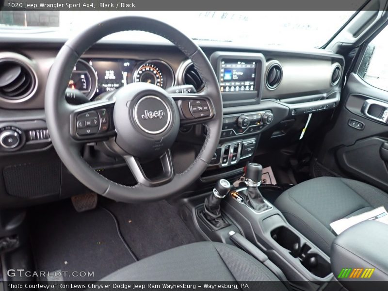 Black / Black 2020 Jeep Wrangler Sport 4x4