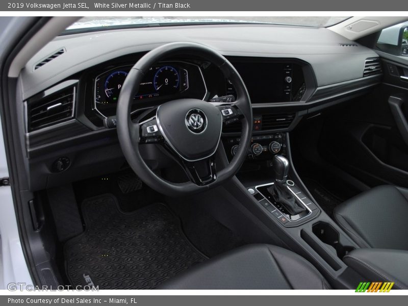 White Silver Metallic / Titan Black 2019 Volkswagen Jetta SEL