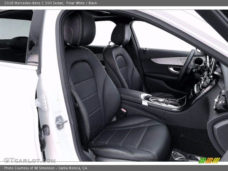 Polar White / Black 2018 Mercedes-Benz C 300 Sedan