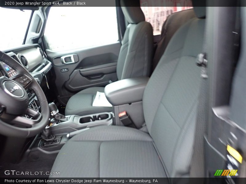 Black / Black 2020 Jeep Wrangler Sport 4x4