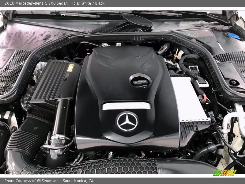 Polar White / Black 2018 Mercedes-Benz C 300 Sedan