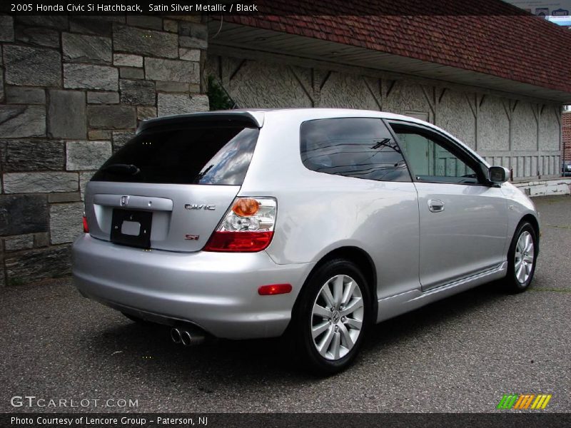 Satin Silver Metallic / Black 2005 Honda Civic Si Hatchback