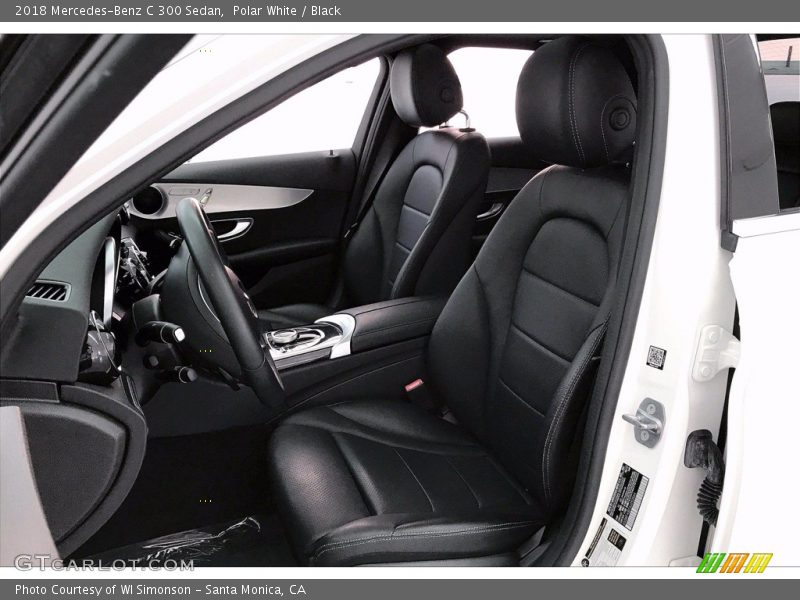 Polar White / Black 2018 Mercedes-Benz C 300 Sedan