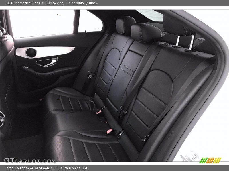 Polar White / Black 2018 Mercedes-Benz C 300 Sedan