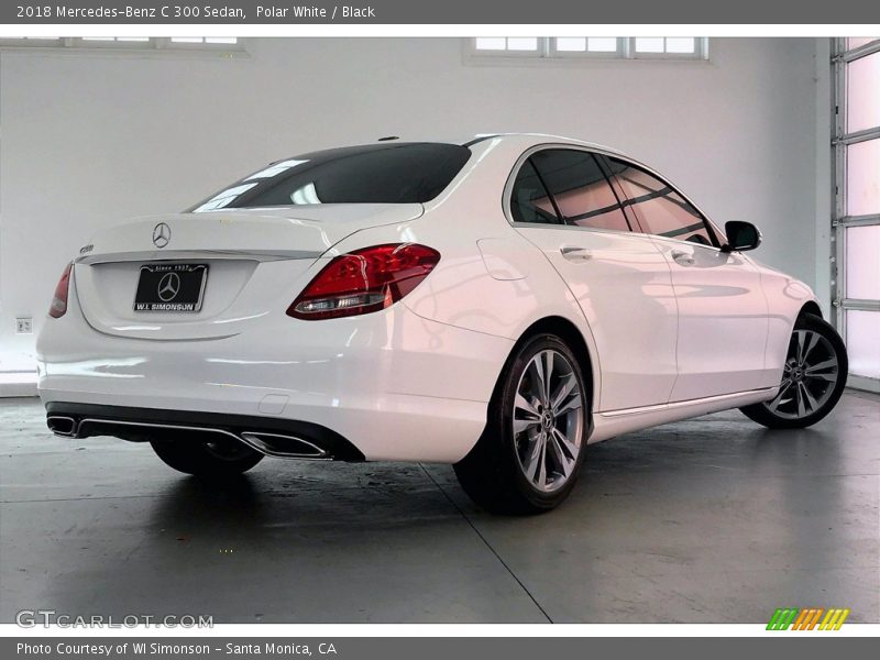 Polar White / Black 2018 Mercedes-Benz C 300 Sedan