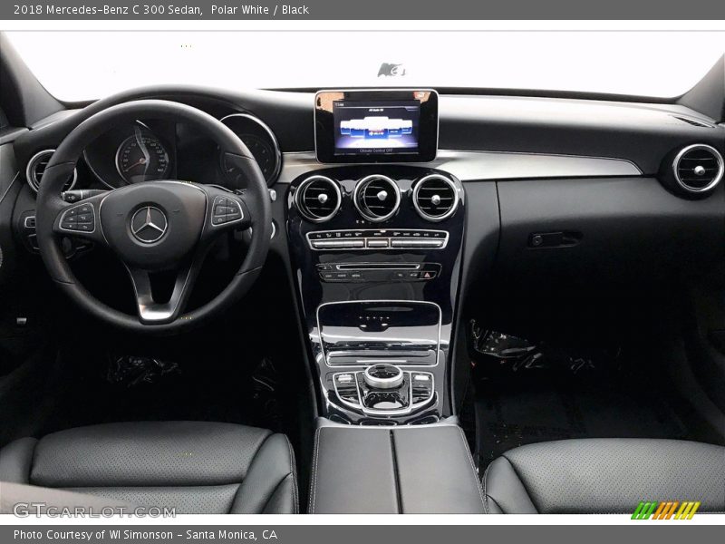 Polar White / Black 2018 Mercedes-Benz C 300 Sedan