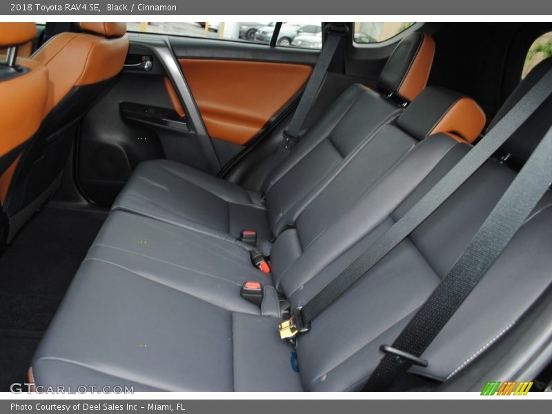 Black / Cinnamon 2018 Toyota RAV4 SE