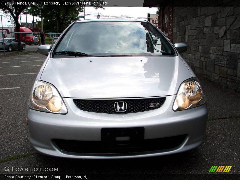 Satin Silver Metallic / Black 2005 Honda Civic Si Hatchback