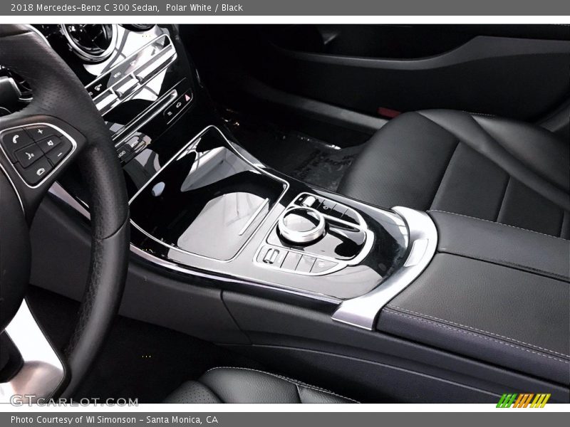 Polar White / Black 2018 Mercedes-Benz C 300 Sedan