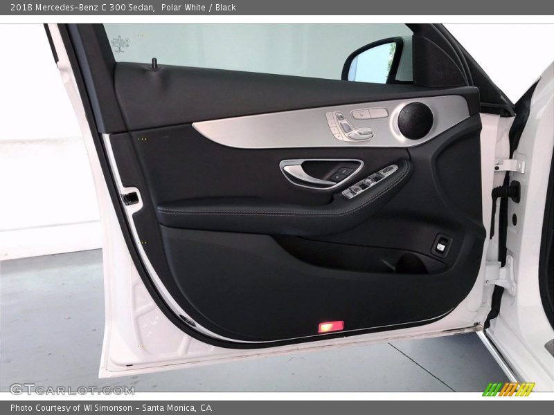 Polar White / Black 2018 Mercedes-Benz C 300 Sedan