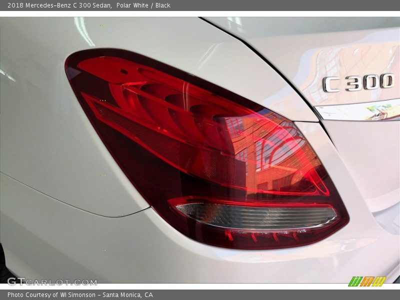 Polar White / Black 2018 Mercedes-Benz C 300 Sedan