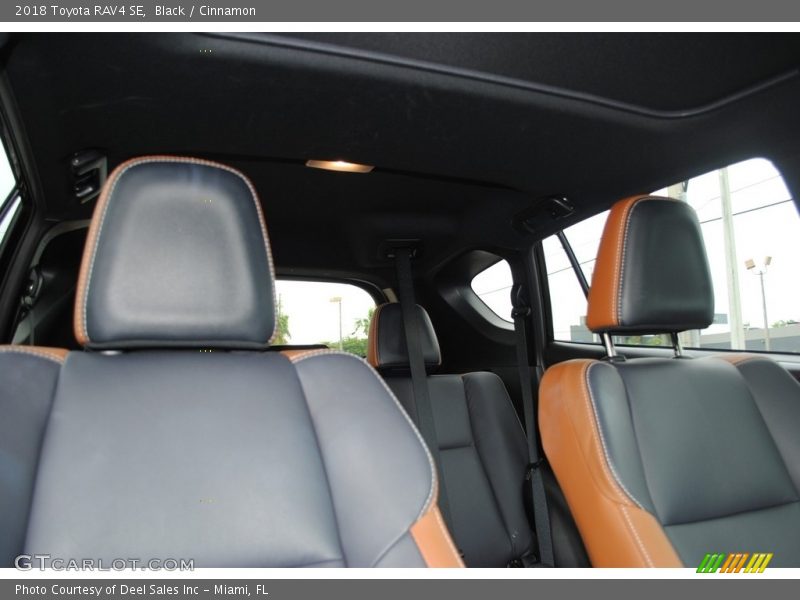 Black / Cinnamon 2018 Toyota RAV4 SE
