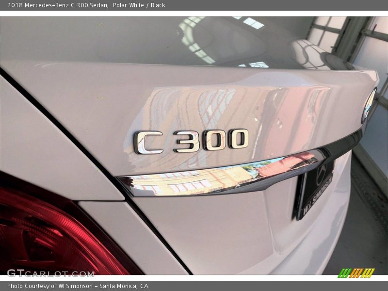 Polar White / Black 2018 Mercedes-Benz C 300 Sedan