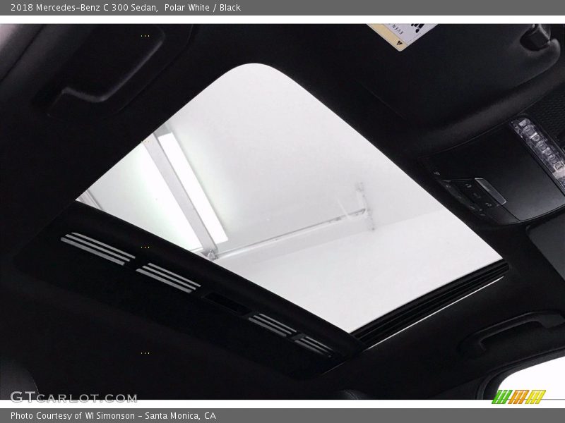 Polar White / Black 2018 Mercedes-Benz C 300 Sedan