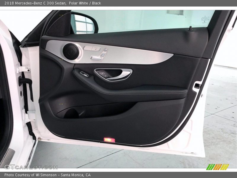 Polar White / Black 2018 Mercedes-Benz C 300 Sedan