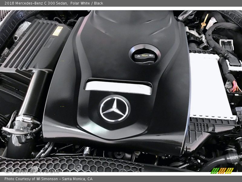 Polar White / Black 2018 Mercedes-Benz C 300 Sedan