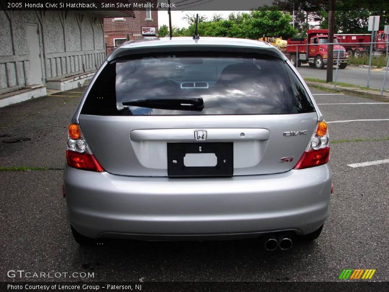 Satin Silver Metallic / Black 2005 Honda Civic Si Hatchback