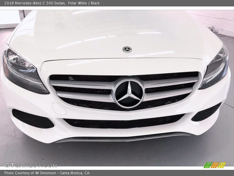 Polar White / Black 2018 Mercedes-Benz C 300 Sedan