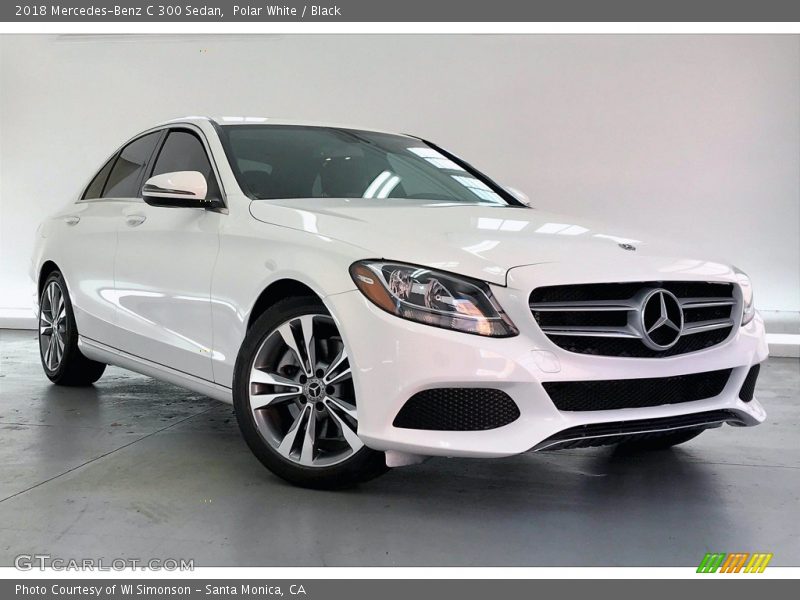 Front 3/4 View of 2018 C 300 Sedan