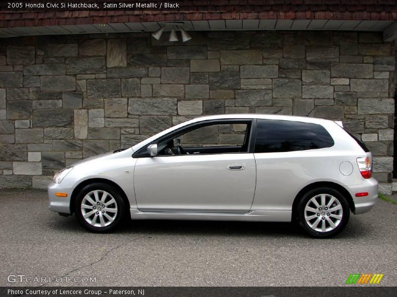 Satin Silver Metallic / Black 2005 Honda Civic Si Hatchback